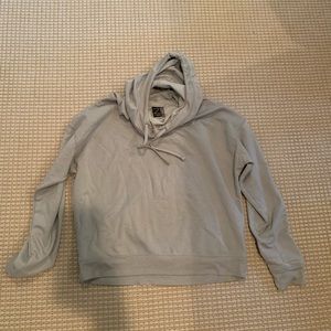 Grey athleisure hoodie